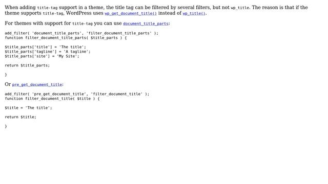 Wordpress: Can't change the title tag with wp_title filter (2 Solutions!!) смотреть онлайн