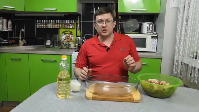 Простейший рецепт приготовления курицы в кефире в духовке. смотреть онлайн