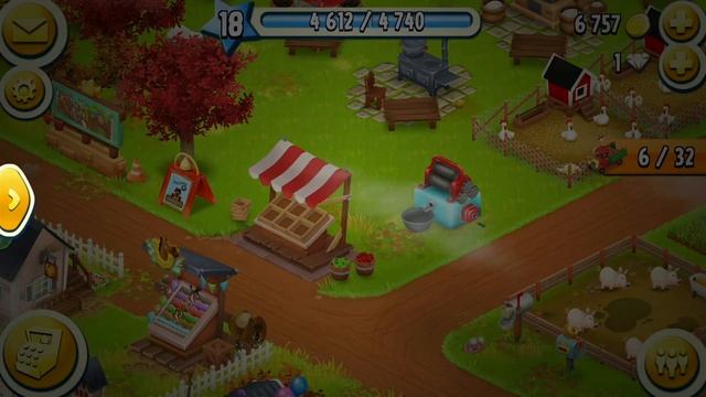 Hay Day#3/Фермерские советы/путь к 100ур/Скачки маленькой фермой/Садим пшеницу, косим монеты и стро смотреть онлайн