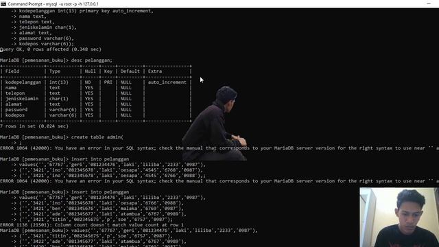 #4 tutorial database table data pemesanan buku смотреть онлайн