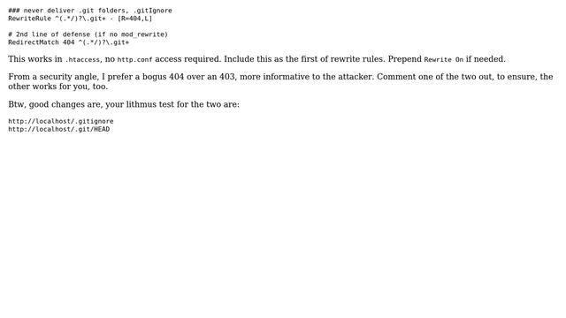 How do I prevent apache from serving the .git directory? (11 Solutions!!) смотреть онлайн