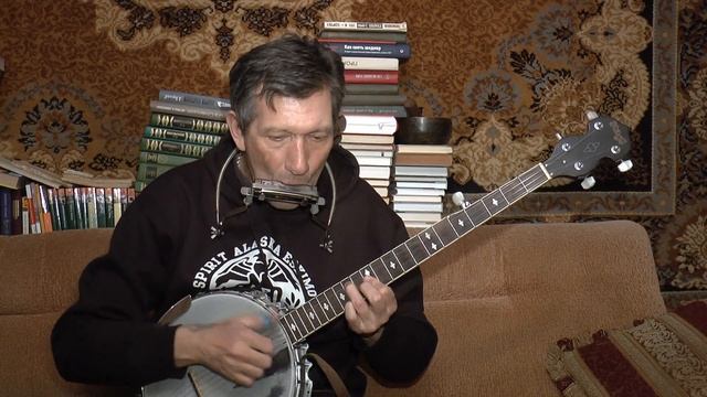 Как играть на губной гармошке и банджо. Урок №5 (How to play the harmonica and banjo. Lesson №5) смотреть онлайн