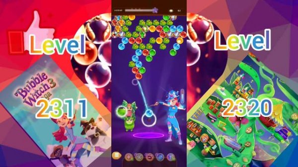 bubble witch 3 saga! level 2311-2320