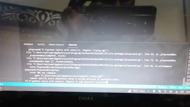Python Playsound module error 305 solved смотреть онлайн