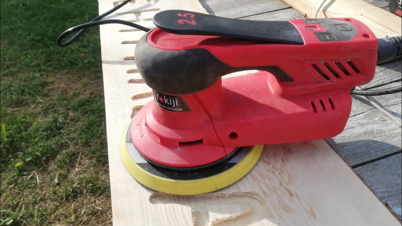 Применение шлифмашинки Yokiji в деревообработке смотреть онлайн