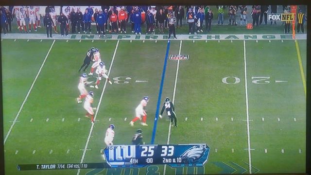 Eagles Kelee Ringo Interception Against Giants On Last Play Of Game