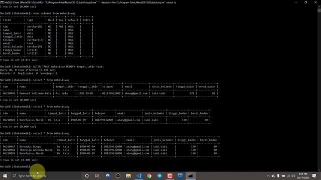 #43. Menghapus data pada MariaDB dengan Node.js смотреть онлайн