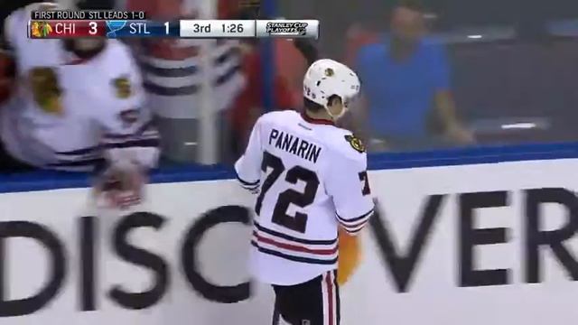 НХЛ 15-16 Play-off 1-ая шайба Panarin 15.04.16 смотреть онлайн