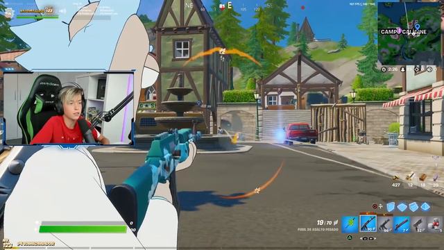 JUEGO CON EL MANDO+SKIN DE RICK EN FORTNITE смотреть онлайн
