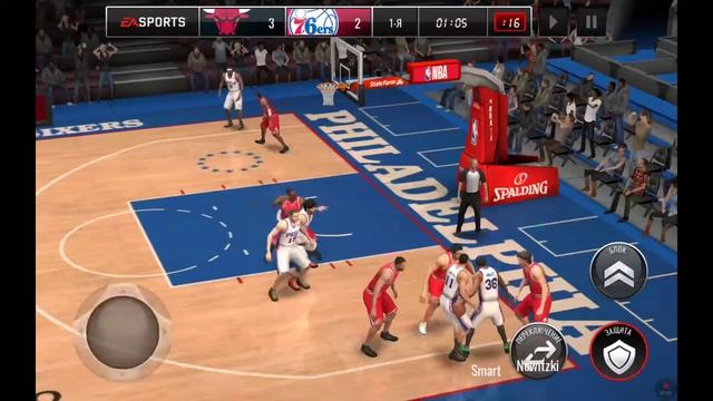 NBA LIVE MOBILE gameplay - броски с нуля смотреть онлайн