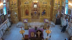 Вечернее богослужение с акафистом блгв. вел. кн. Игорю Черниговскому (видеокамера №1)