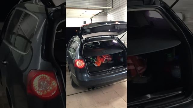 VW Passat B6. Закрытие электробагажника с ключа смотреть онлайн