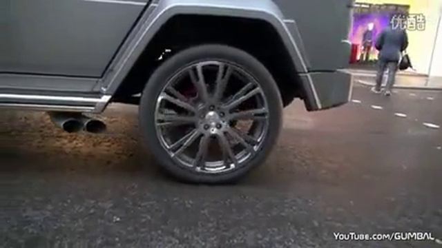 Mercedes Benz BRABUS G63 AMG B63 620 on the road in London! 标清 смотреть онлайн