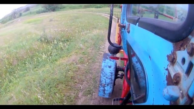 Поездка за сеном МТЗ 82 и ПРИЦЕП 2ПТС-4! смотреть онлайн