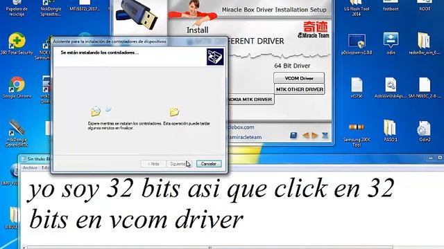 Drivers mtk para miracle,nck,cstool,sp flashtool y mas windwos7,8,10 32 y 64 bits смотреть онлайн