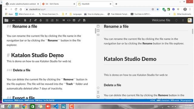 Uploading the project to GitHub смотреть онлайн