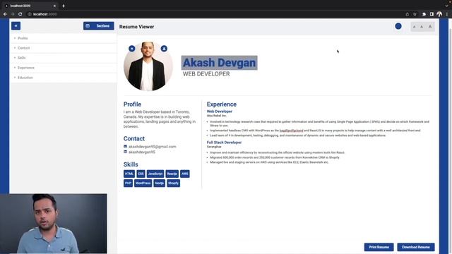 An update #2 - Resume Generator App using Nextjs, TailwindCSS, React PDF, Semantic UI | Akash Devga смотреть онлайн