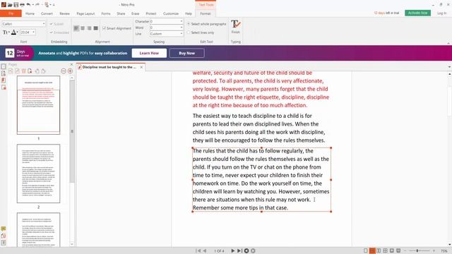 How to change text color in pdf file using Nitro Pro смотреть онлайн