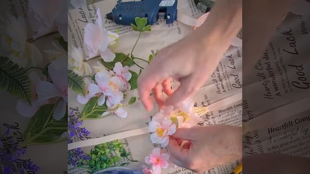 Браслет из искусственных цветов ☆ Флористика и декор ☆