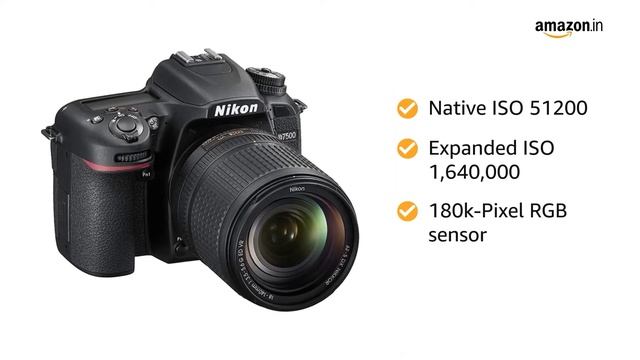 Nikon D7500 20.9MP Digital SLR Camera (Black) with AF-S DX NIKKOR 18-140mm f/3.5-5.6G ED VR lens смотреть онлайн