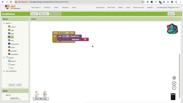 How to Read File in MIT App Inventor 2 [ File Component ] смотреть онлайн