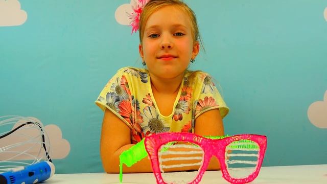 3D РУЧКА Рисуем игрушки из пластика 3D Pen смотреть онлайн