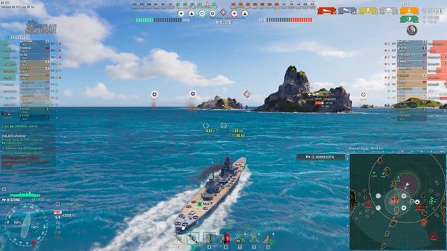 Azuma 7 Kills & 286k Damage | World of Warships Gameplay смотреть онлайн