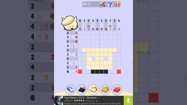 Hungry Cat Picross Galerie 2 Moyen/Normal Solution! смотреть онлайн