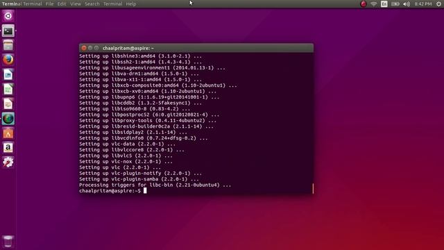 Ubuntu 15.04 - How to Install and Run VLC Media Player смотреть онлайн