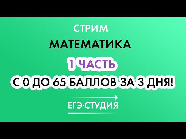 Стрим Вся 1 часть ЕГЭ математика профиль! Анна Малкова смотреть онлайн