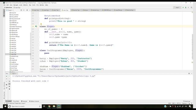 Multiple Inheritance | Python Tutorials For Absolute Beginners In Hindi #61 смотреть онлайн