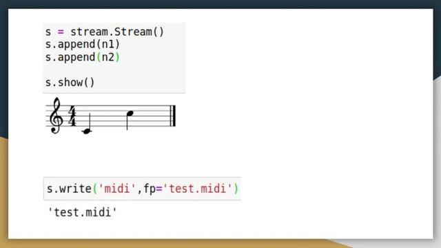 Write simple melodies with Music21 and Python смотреть онлайн
