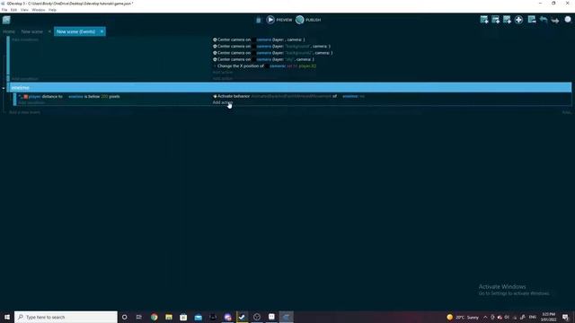 How to make a enemy follow the player | Gdevelop 5 tutorial смотреть онлайн
