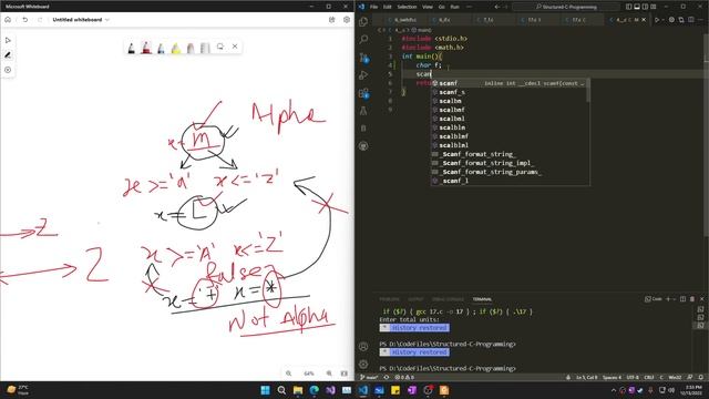 C4 - C program to check whether a character is alphabet or not || Structured C Programming смотреть онлайн