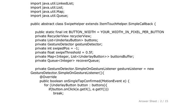 Android : RecyclerView ItemTouchHelper Buttons on Swipe смотреть онлайн