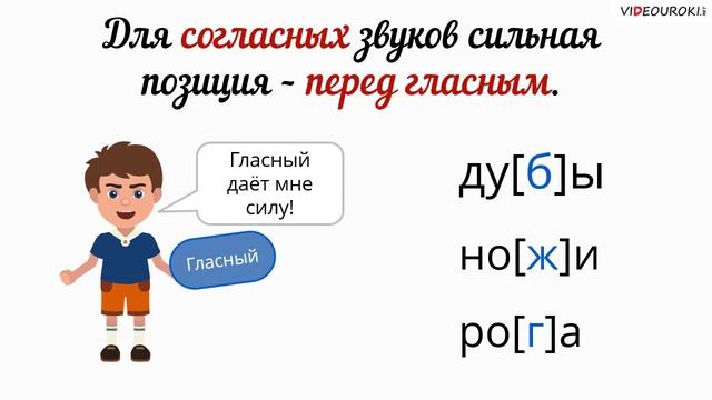 Сильная и слабая позиция звуков смотреть онлайн