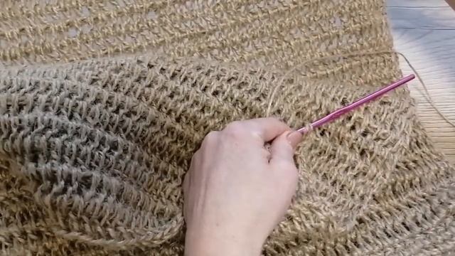 Сумка -пакет из джута смотреть онлайн