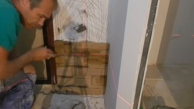 Стена под дикий камень(метод укладки) смотреть онлайн