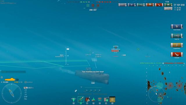 World Of WarShips U-4501 - 6 Kills 285K Damage | New German Submarine