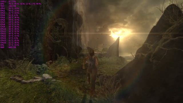 TEST XEON-E5-2670 + ASUS GTX 1060 DUAL Tomb Raider (2013) смотреть онлайн