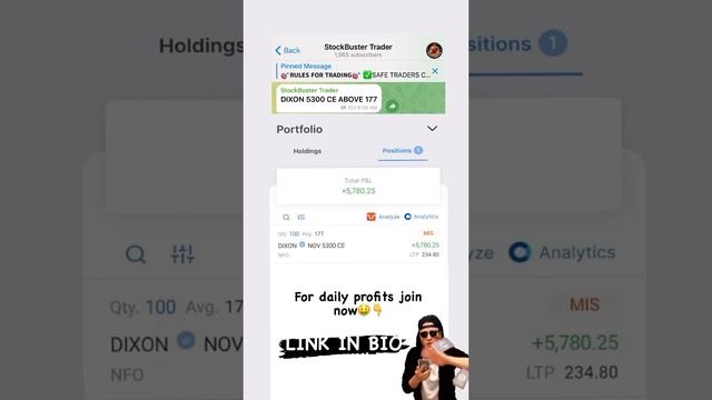 Intraday Trading|Join Free Our Telegram Channel To Learn And Earn | LINK IN BIO #youtube #subscrib смотреть онлайн
