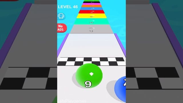 Merge Ball Race - Ball Merge 2048 Game ! All Levels Gameplay (36-56) android,ios смотреть онлайн