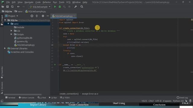 How to Create Connection in SQLite Database | Python Built-In Database - II | #Python | #CodeStudio смотреть онлайн