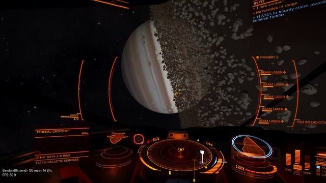 Elite: Dangerous, Python gameplay in Hazardous Resource Extraction Site смотреть онлайн