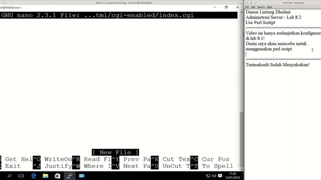 Lab 8 2 Use Perl Script смотреть онлайн