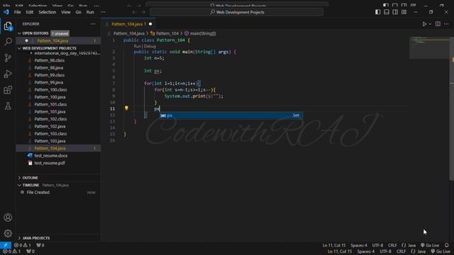Java Pattern_104 смотреть онлайн