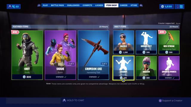 Fortnite Item Shop 8/15/19 *NEW* Grit Skin! смотреть онлайн