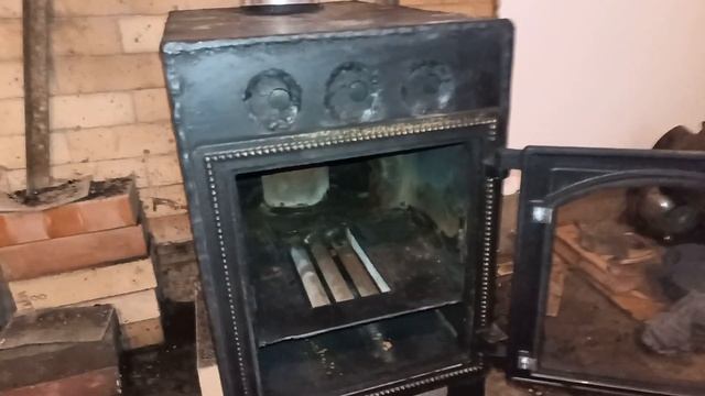 Тульская печурка длительного горения ( по замыслу с дожигом пиролизных газов) смотреть онлайн