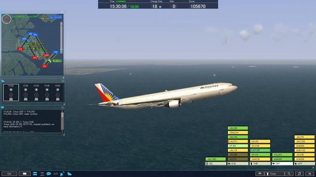 ATC4 | RJTT2 | 15:00 - 16:00 Northbound wind смотреть онлайн