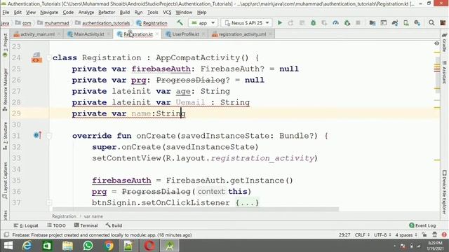 Firebase Realtime Database Android Kotlin || Firebase Realtime Database Hind смотреть онлайн